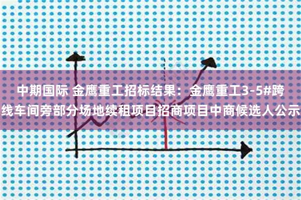 中期国际 金鹰重工招标结果：金鹰重工3-5#跨线车间旁部分场地续租项目招商项目中商候选人公示